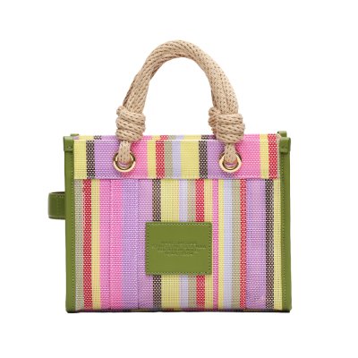 THE STRIPE MESH SMALL TOTE BAG